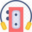 Walkman Music Player Auricular Icône