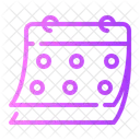 Wall Calendar Living Room Icon