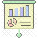 Wall Chart Lineal Color Icon Icon