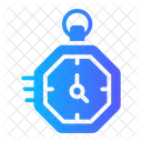 Wall Clock Time Arrows Icon