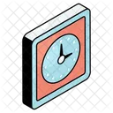 Wall Clock Timepiece Timekeeping Device Icon