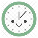 Wall Clock Emoticon Emotion Icon