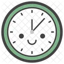 Wall Clock Emoticon Emotion Icon