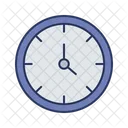 Wall Clock Circular Clock Timepiece Icon