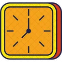 Wall Clock Education Back To School Icon