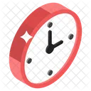 Wall Clock Vector  Icon