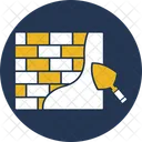 Wall Construction Paint Wall Paint Brush Icon
