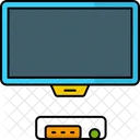 Wall Led Lcd Monitor Icon