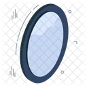 Wall Mirror Looking Glass Reflector Icon
