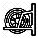 Wall Mounted Tire Icon