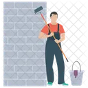 House Painter Wall Painter Building Painter Icon