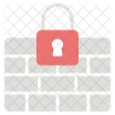 Antivirus Wall Protection Firewall Protection Icône