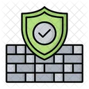 Wall Security Antivirus Firewall Icon