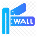 Wall Street Street Sign Board 아이콘