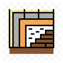 Wall Structure  Icon