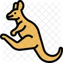 Wallaroo Marsupial Vida Selvagem Ícone