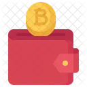 Wallet Purse Bitcoin Icon