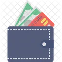 Pocket Cash Holder Icon