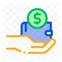 Money Wallet Hand Icon