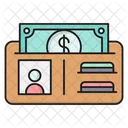 Wallet Saving Dollar Icon