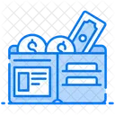 Cash Wallet Purse Wallet Icon