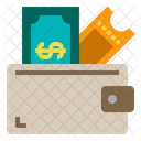 Wallet Money Ticket Icon