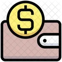Wallet Dollar Wallet Purse Icon