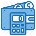 Wallet Calculator Tools Account Icon