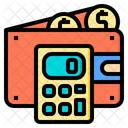 Wallet Calculator Tools Account Icon