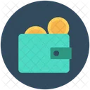 Wallet Billfold Coins Icon