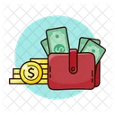 Wallet Money Cash Icon