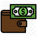 Wallet Cash Cash Billfold Icon