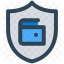 Wallet Cash Shield Icon