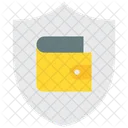 Wallet Cash Shield Icon