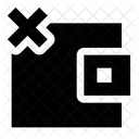 Wallet Close Block Icon