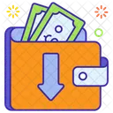 Online Wallet Purse Billfold Wallet Icon