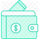 Wallet Money Cash Icono