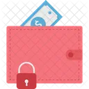 Wallet Protection Lock Secure Money Icon