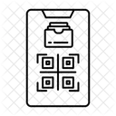 지갑 qr  아이콘