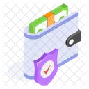 Wallet Security Safety Icon