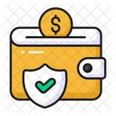 Wallet Security Safety Icon