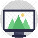 Desktop Computer Wallpaper Icon