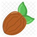Fruit Walnut Healthy Food Icon