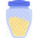Walnut In Medium Jar Jar Bottle Icon
