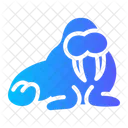 Walrus Mammal Sea Animal Icon