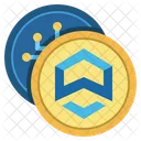 Wanchain-Münze  Symbol