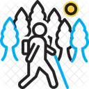 Wander Rove Peregrinate Tramp Stroller Nomad Migratory Emigrant Traipse Trudge Icon