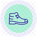 Wanderstiefel Liniensymbol Symbol