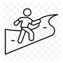 Gehweg Symbol