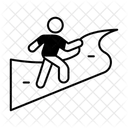 Gehweg Symbol